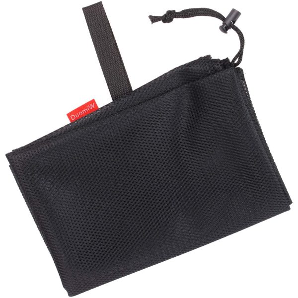 Mesh Laundry Bag Heavy Duty Drawstring Bag, Factories, College, Dorm, Travel and Apartment Dwellers, 24 x 36 Inches, 2 Pack, Black - Image 3