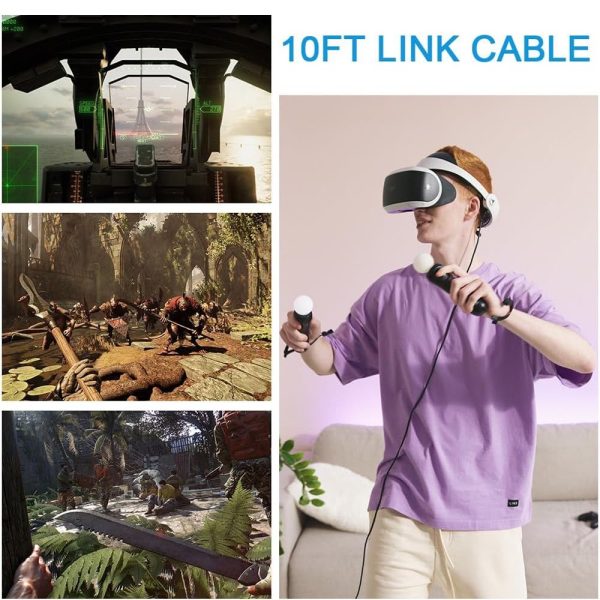 10FT Link Cable for Oculus Quest 2, Link Cable for Quest 2 High Speed Data Transfer Charging Cable USB 3.0 to USB C Cable Charger for Oculus Quest 2 Accessories VR Headset Gaming to PC - Image 3